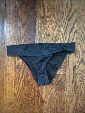 Victoria's Secret Black Kids Bikini Bottoms - Fold-Over Waist